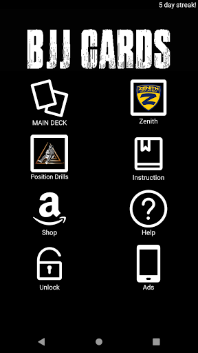 BJJ Cards - Training Companion