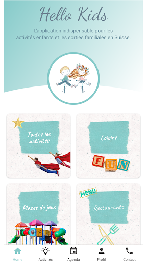 Android application Hello Kids screenshort