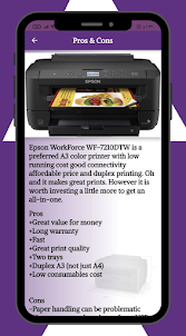 Epson WF-7210 Printer guide