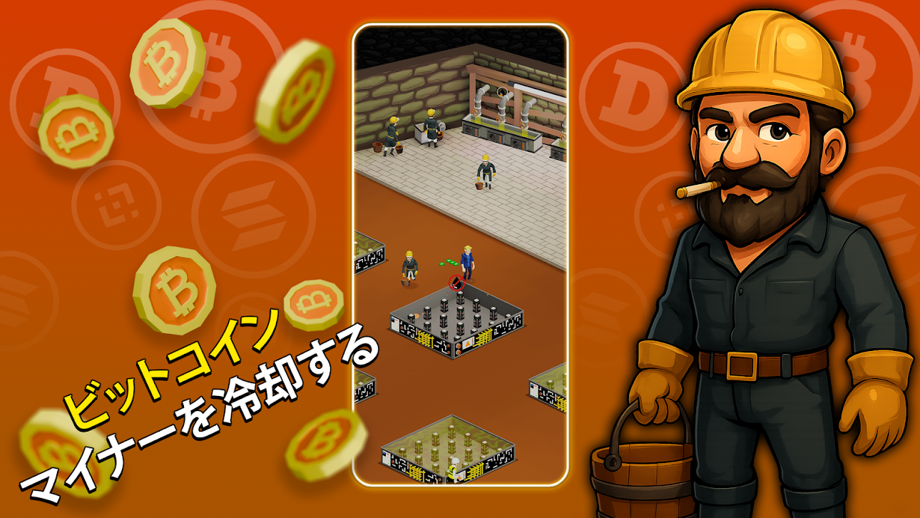 Bitcoin Miner Bro - Tycoon Mod APK screenshot 2 - Android mod game interface