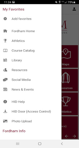 Fordham University Mobile Go Screenshot 1 - AppWisp.com