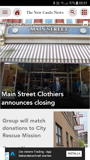 New Castle News Screen 2