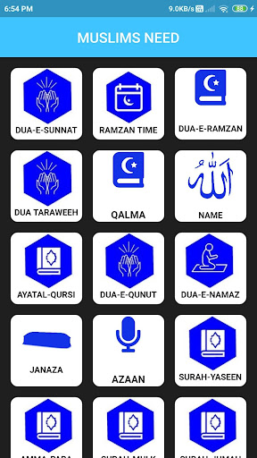 Android application Muslims Need - learn Dua Namaz screenshort