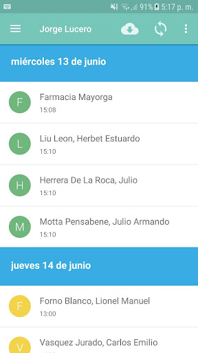Android application DogmApp screenshort