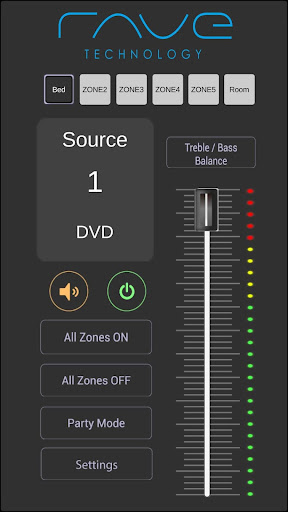 Android application RAVE RMC screenshort