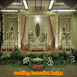 wedding decoration design icon