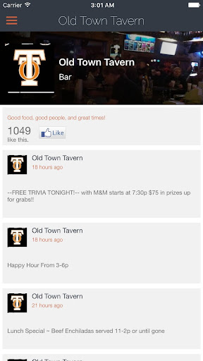 Old Town Tavern Screen 3