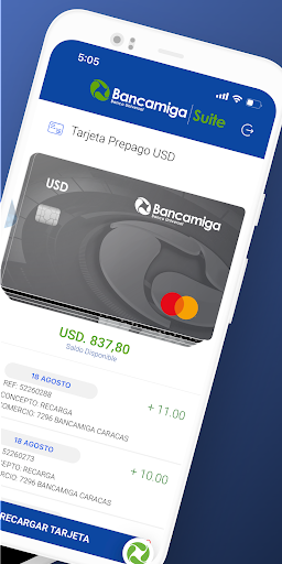 Bancamiga Suite Screen 2