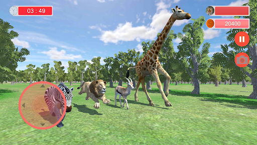 Wild Animals Race Simulator 3D Screen 2