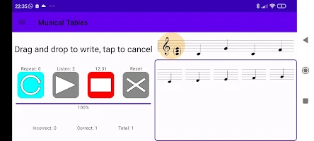 Musical Tables APK 屏幕截图图片 #7