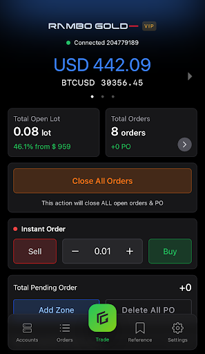 Android application Rambo Gold screenshort