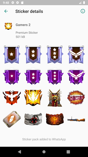 Latest FF Sticker 2021 forWAStickerApps