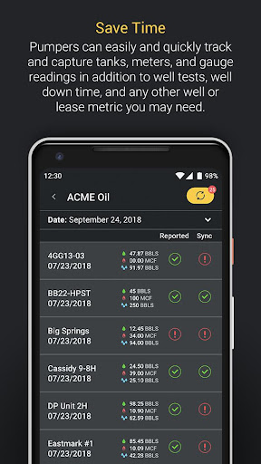 Android application iWell Pumper screenshort