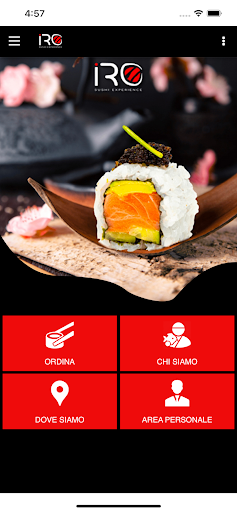 Android application Iro Sushi Experience screenshort