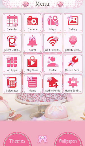 Pink Wedding Cake Theme Screen 2