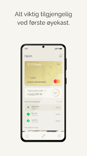 TF Bank Mobile Screen 3