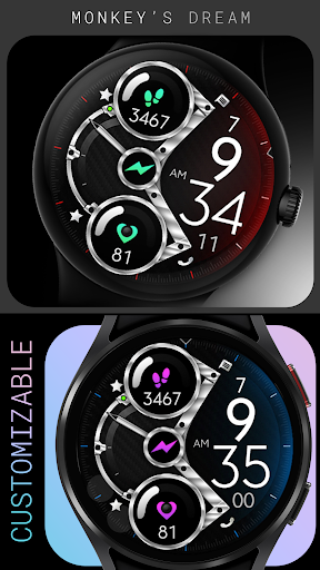 Android application Dream 100 - Metal Watch Face screenshort