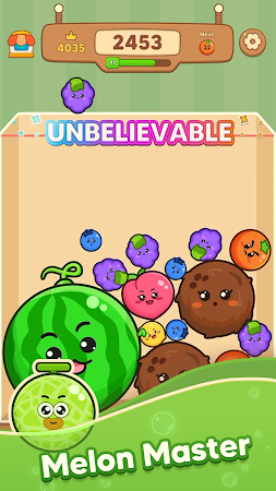 Game screenshot Fruit Merge: Drop Puzzle mod apk