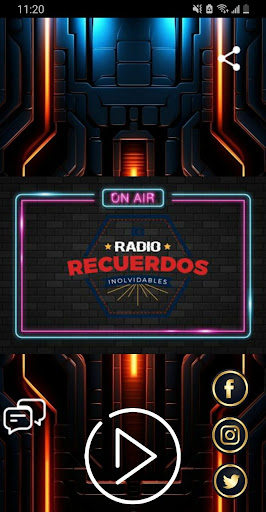 Android application Radio Recuerdos Inolvidables screenshort