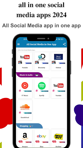 All in one social media app Screenshot 3 - AppWisp.com