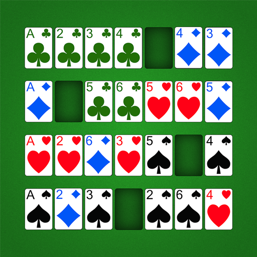 Play Gaps Solitaire Cards Video Game Online For Free With No App