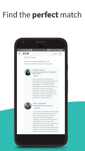Elo Mentoring Screen 3