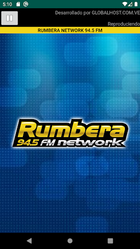 Android application RUMBERA NETWORK 94.5 FM screenshort