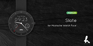 screenshot of Mustache Watch Face