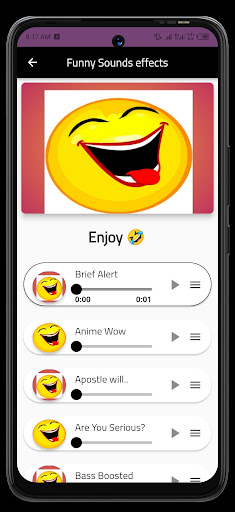 Android application Funny Sounds effects screenshort