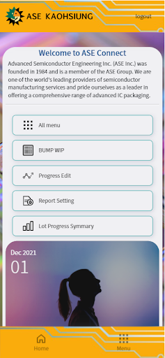 ASE Connect Screen 2