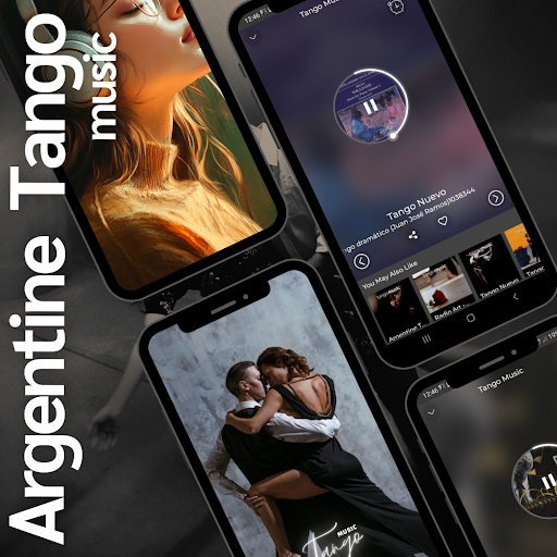 Screenshot of Tango music app