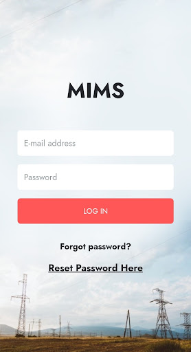 Android application MIMS screenshort