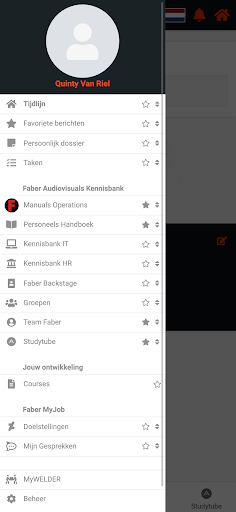 Android application Faber Connect screenshort