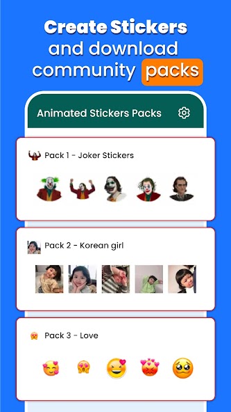 Sticker & GIF MOD APK v1.9.1.1 (Desbloqueadas) - Jojoy