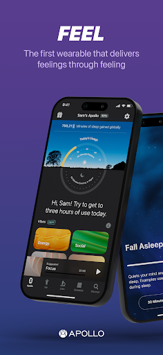 Android application Apollo Neuro screenshort