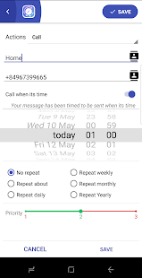 Phone Schedule - Call, SMS, Wifi Screenshot