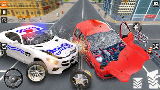 Police Car Game:Car Crash 3d  screenshots 1
