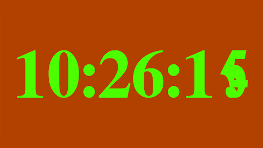Android application DaliClock screenshort