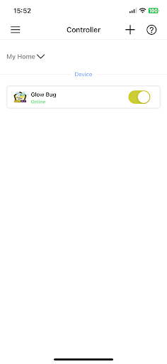 Android application Glow Bug screenshort