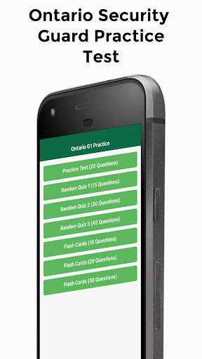 Android application Ontario G1 Practice Test screenshort