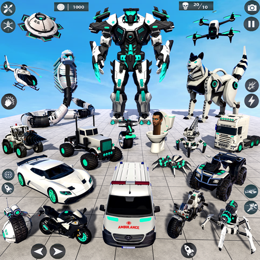 Ambulance Robot Transform Game logo