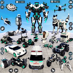 Ambulance Robot Transform Game Mod apk son sürüm ücretsiz indir