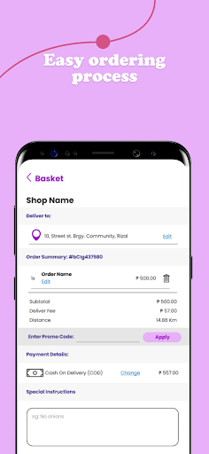 Paps – Food Delivery Screen 3