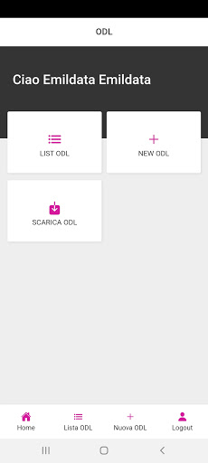 ODL Actions Screen 3