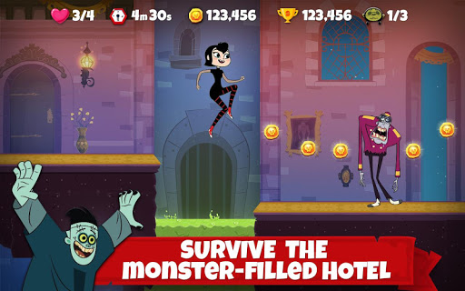 Hotel Transylvania Adventures - Run, Jump, Build!  screenshots 1