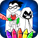 Teen Titans GO Coloring book - Androidアプリ