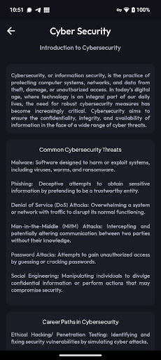 CyberGuard Academy Screen 2