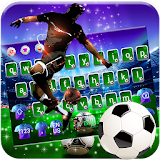 Football Superstar Glitter Keyboard Theme icon