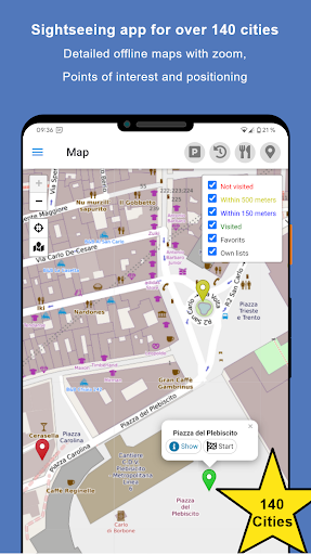 Android application Sightseeing Naples screenshort