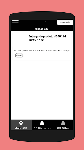 Android application Solar Magazine - Serviços screenshort